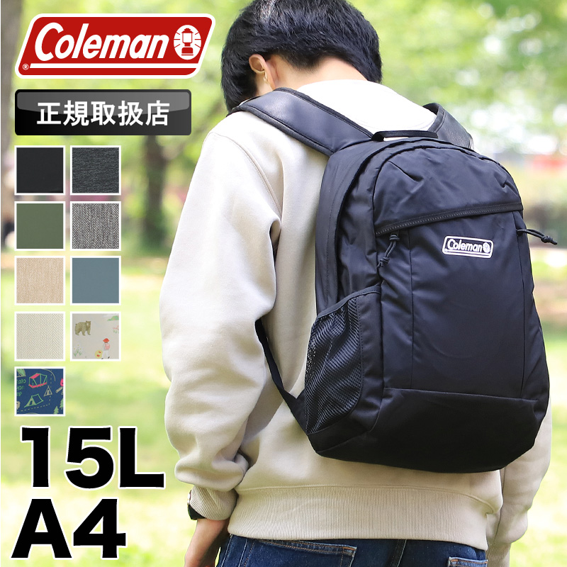 新品ColemanWALKER15 リュックバックパックメンズレディース BLK 別注】 ＜COLEMAN＞ WALKER15/ウォーカー15/バッグ（バック
