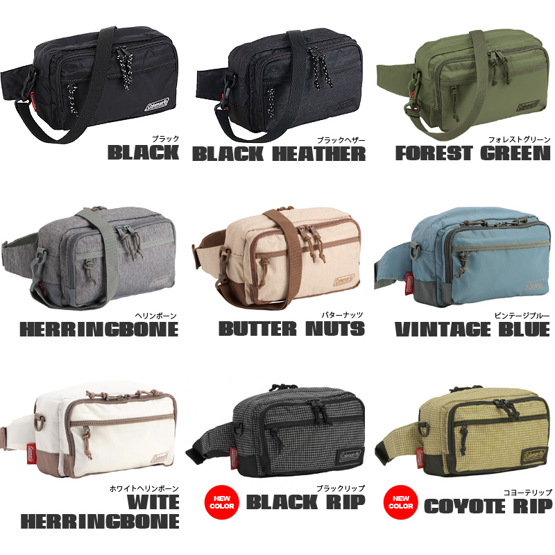 【新品タグ付】Coleman コールマン ウォーキングポーチ ショルダーバッグ Coleman（コールマン） ウォーカーポーチ2WAYショルダーウエスト