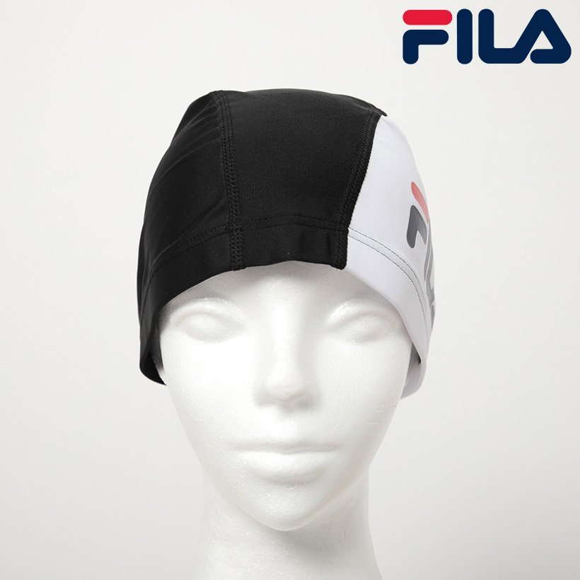 フィラ FILA 正規品 スイムキャップ トリコロール やや深め 2way トリコット キャップ スポーティー ロゴ プリント インパクト  :348208-wbk:ファッションスポーツ FASPO - 通販 - Yahoo!ショッピング