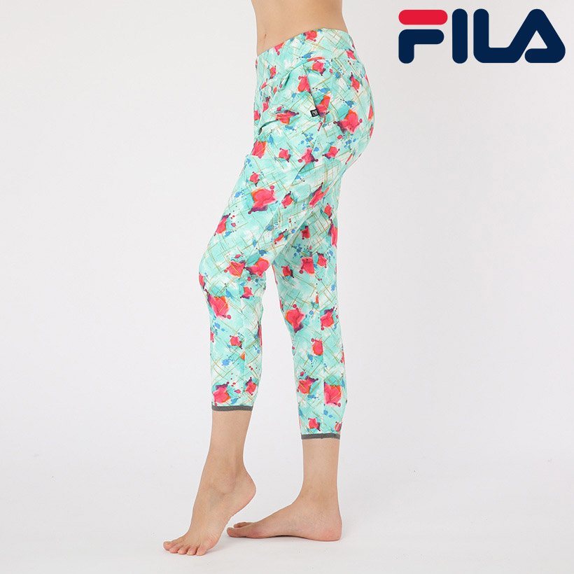 FILA フィラ 正規品品 レディース 正規品 YOGA ボトムス 吸水速乾 ルーズボトム 伸びのある素材 ポケットつき 裾デザイン  :348542-mnt:ファッションスポーツ FASPO - 通販 - Yahoo!ショッピング