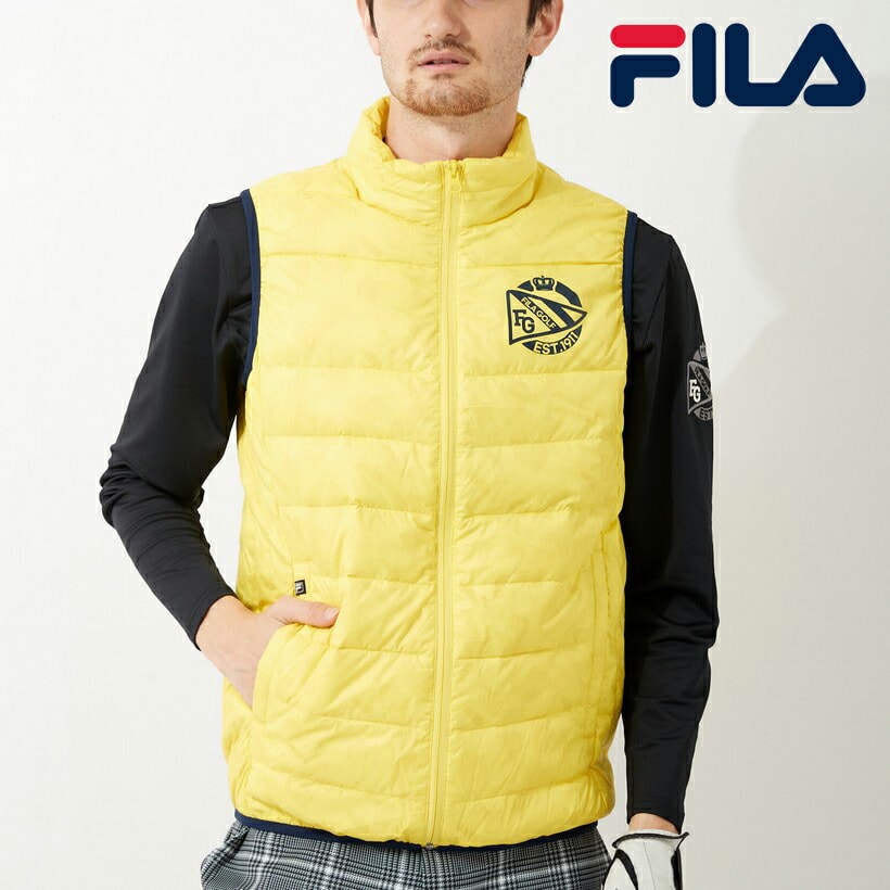 正規品】 フィラ FILA メンズ 男性用 ライトダウンベスト ダウン ジャケット ベスト ドットカモ柄 プリント 高級感 ストレッチ 撥水機能付 : 781208-yl:ファッションスポーツ FASPO - 通販 - Yahoo!ショッピング