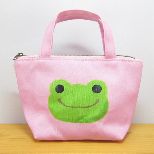 かえるのピクルス ピクルス バッグ型ポーチ ピンク カエルのピクルス 小物入れ 化粧ポーチ かわいい コスメ おしゃれ カエル雑貨 Kp 雑貨のおもちゃ箱バーグyahoo 店 通販 Yahoo ショッピング