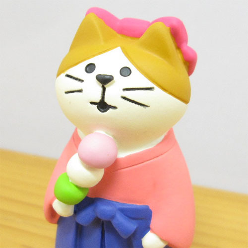 デコレ　コンコンブル　旅猫　日本横断　桜めぐり旅　はいからさん猫 DECOLE concombre デコレ 雑貨 オブジェ 置物 インテリア かわいい