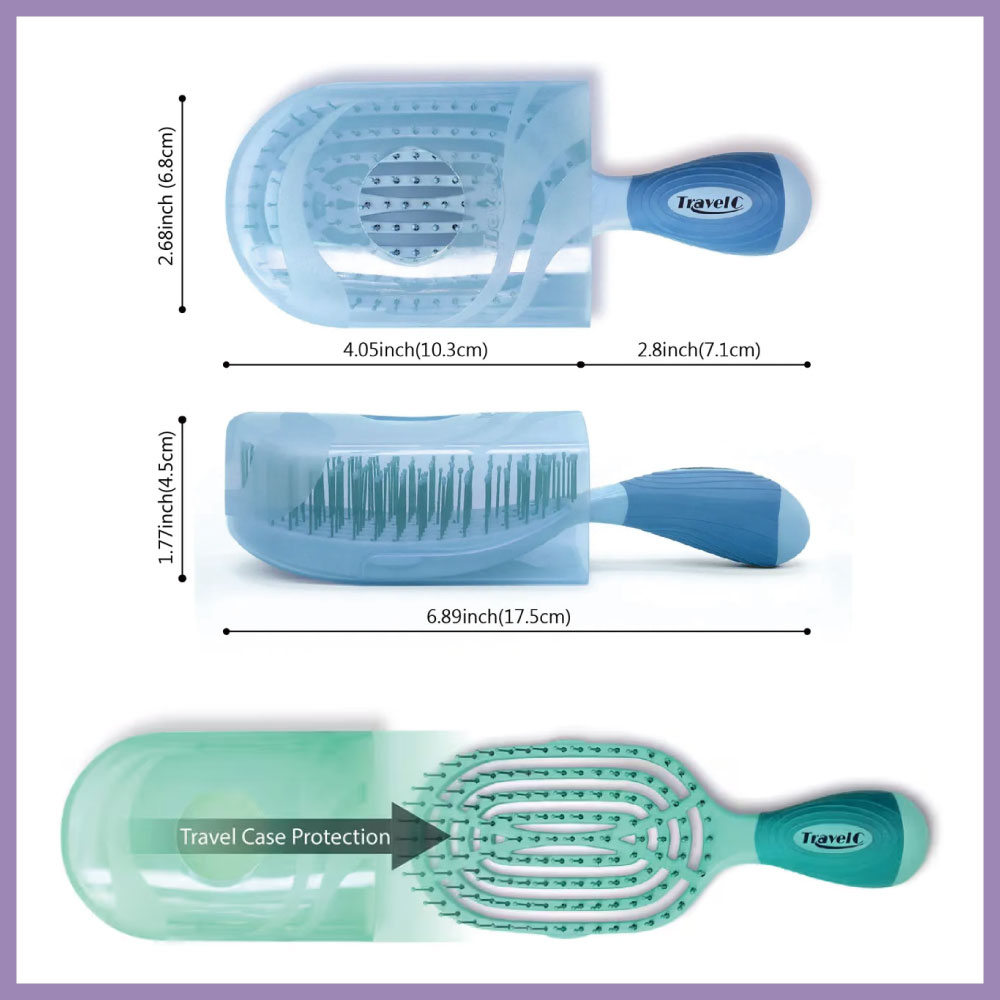 NuWay4Hair（ニューウェイフォーヘア） NuWayBrush TravelC ヘアブラシ