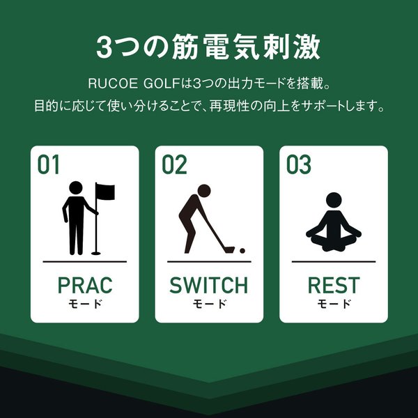 ルコエゴルフ ショップ特典付 RUCOE GOLF ゴルファー 専用 家庭用 低