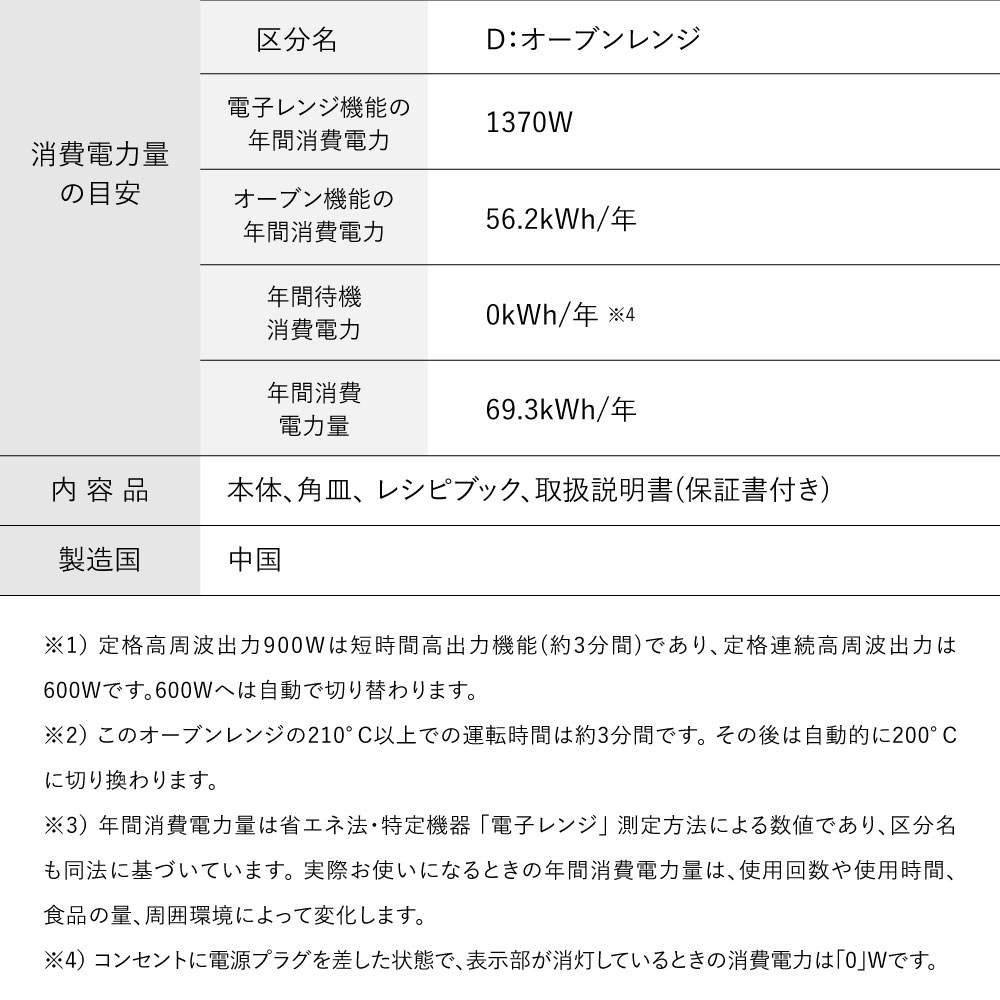 Re・De Range オーブンレンジ 20L リデレンジ リデ オーブン グリル 縦開き フラット 壁付設置 | Re・De | 18