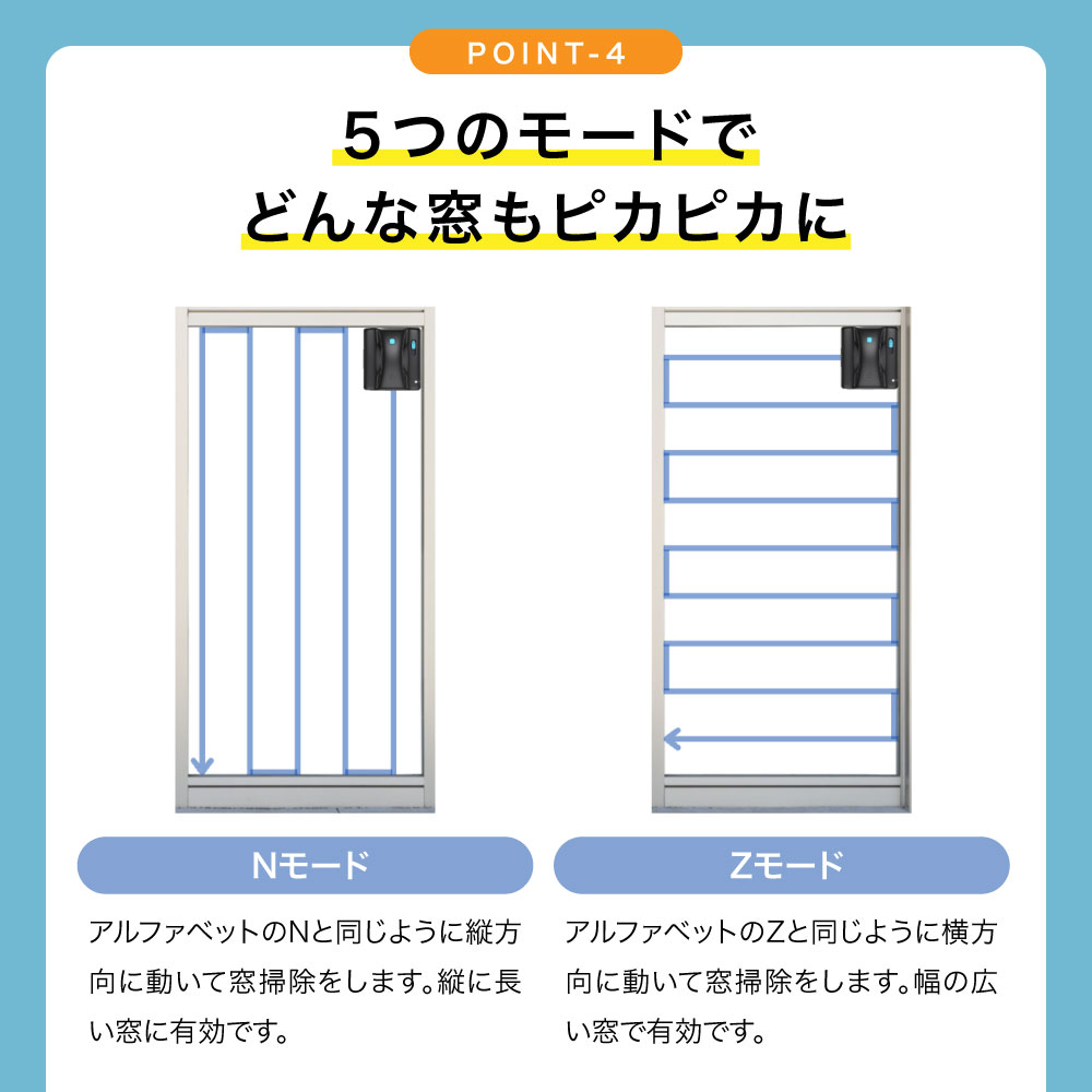 AIセンサー搭載 窓掃除ロボット 全自動 WinMan10 掃除機 窓 窓用 自動