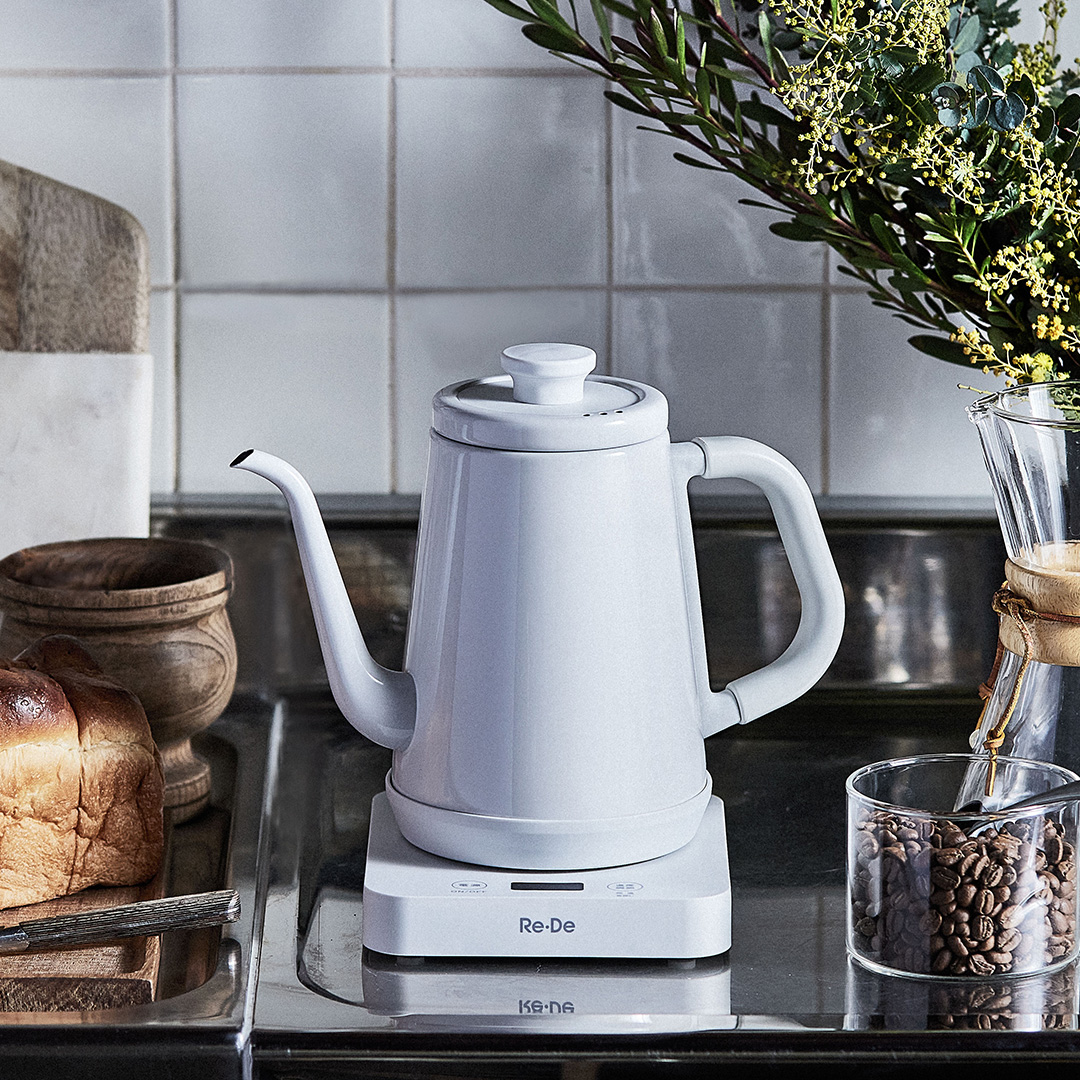 電気ケトル 温度調整 Re・De Kettle　新品 Re・De Re・De Kettle リデケトル 電気ケトル 持ち運び 温度調節