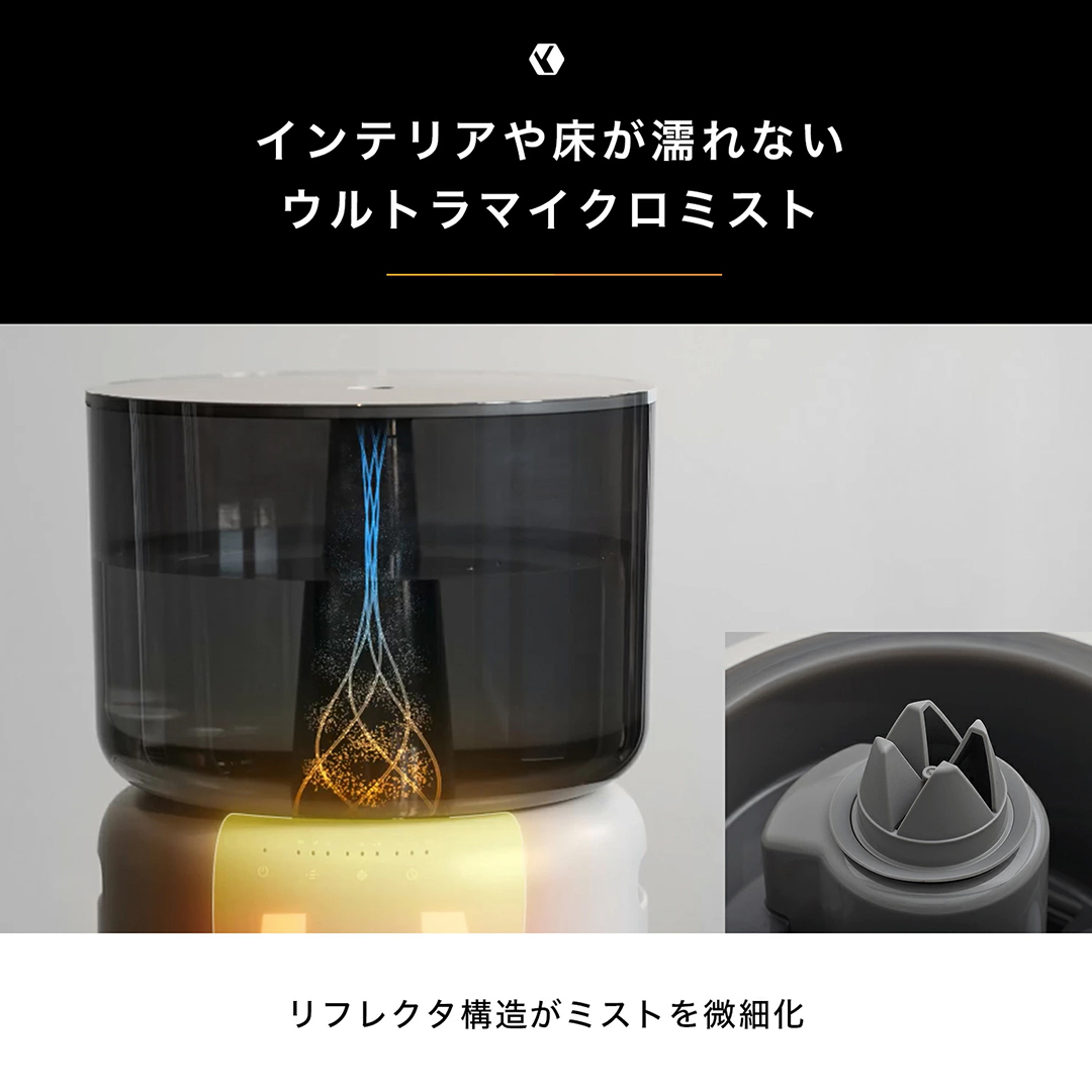 cado（カドー） 加湿器 STEM 500H 超音波式 メーカー保証1年 : バカ