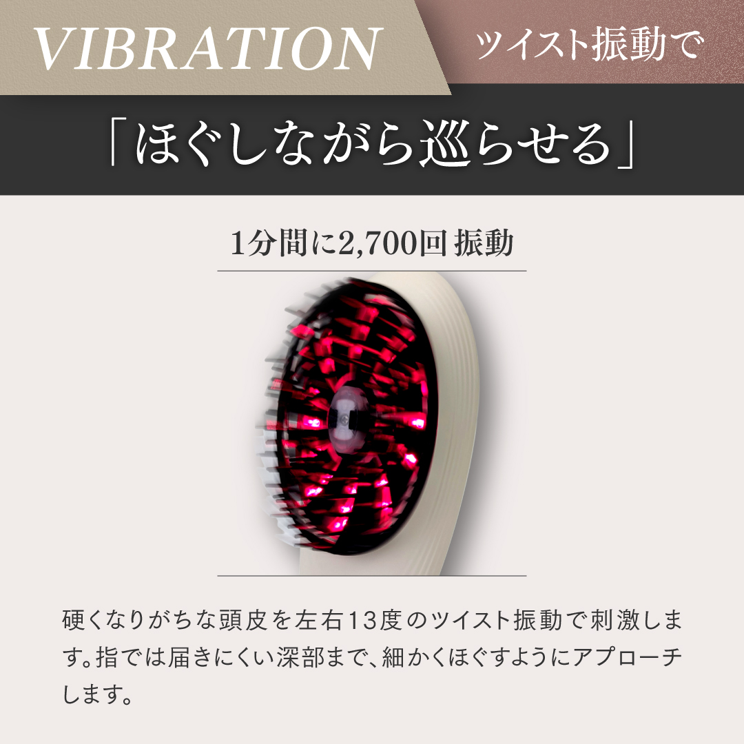 EMSブラシ Revitaly SPA Pro ヘアブラシ ヘアケア 頭皮マッサージ 頭皮ケア 頭皮ブラシ 送料無料 |  | 06