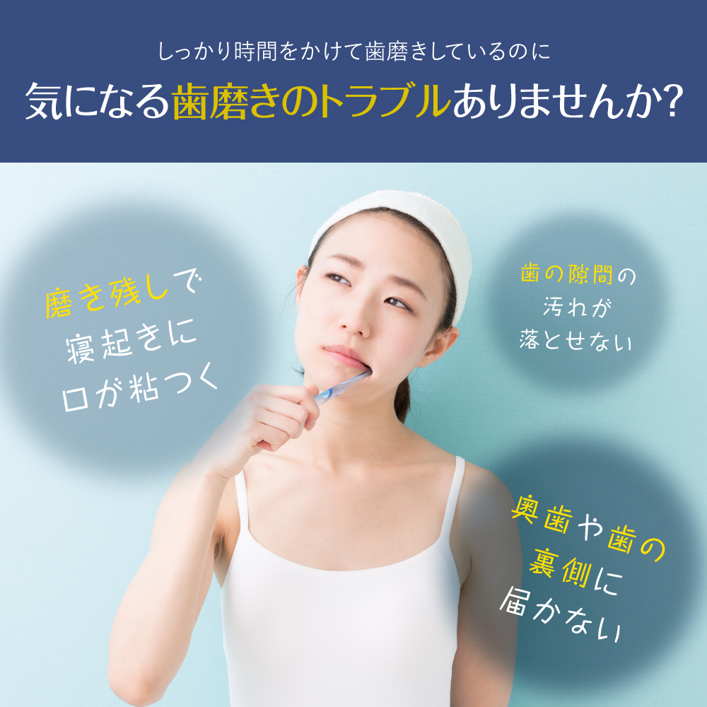 日本製 特許取得 高機能 歯ブラシ 回転ヘッド くるりん 1本