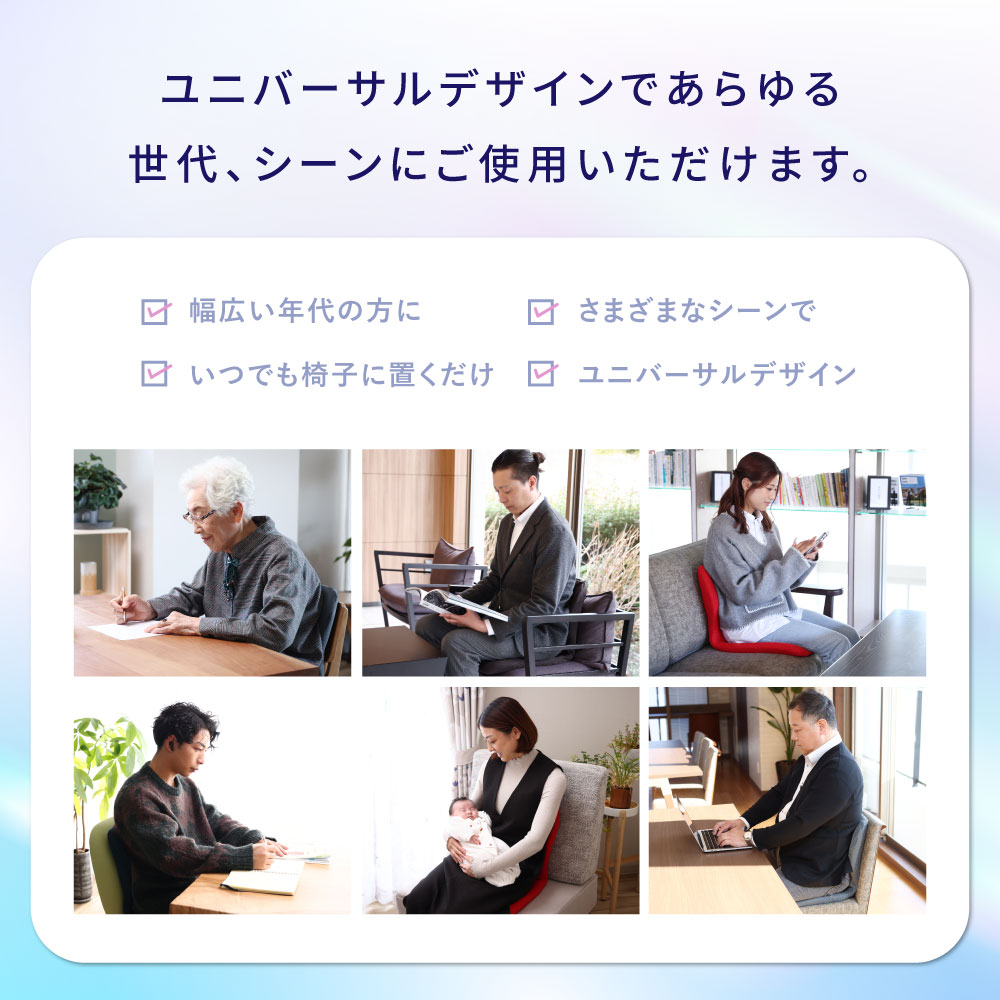 最新モデル pinto W ピント 日本製 骨盤 姿勢矯正 クッション 丸洗い可能 腰痛対策 姿勢 背もたれ |  | 10