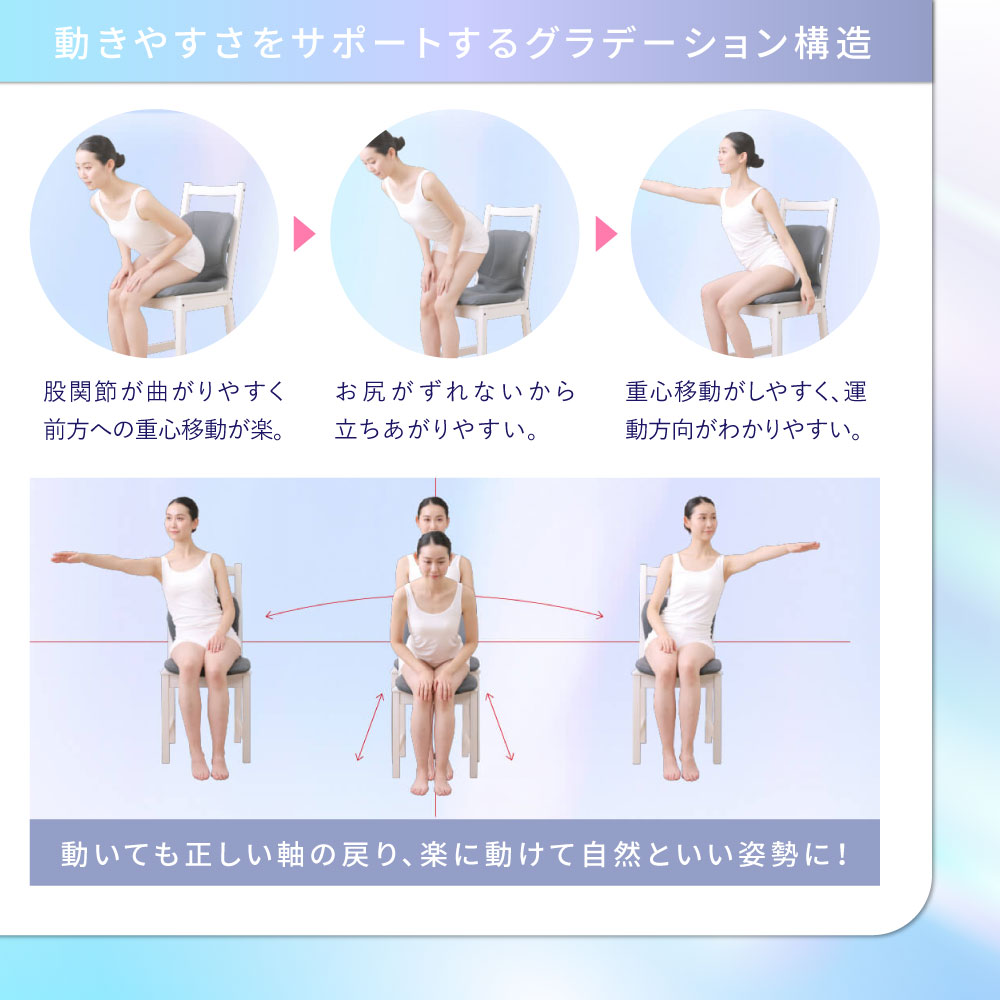 最新モデル pinto W ピント 日本製 骨盤 姿勢矯正 クッション 丸洗い可能 腰痛対策 姿勢 背もたれ |  | 06