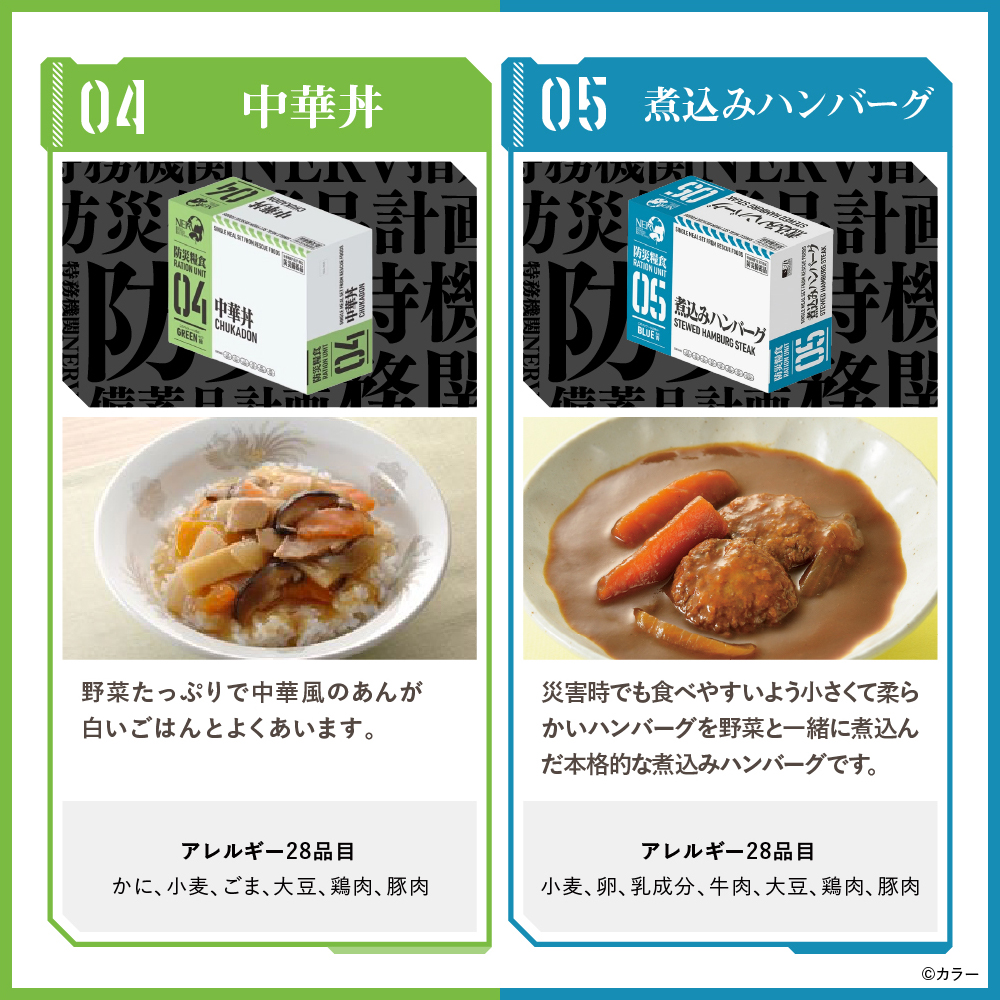 エヴァンゲリオン コラボ 特務機関NERV指定 レスキューフーズ 5種