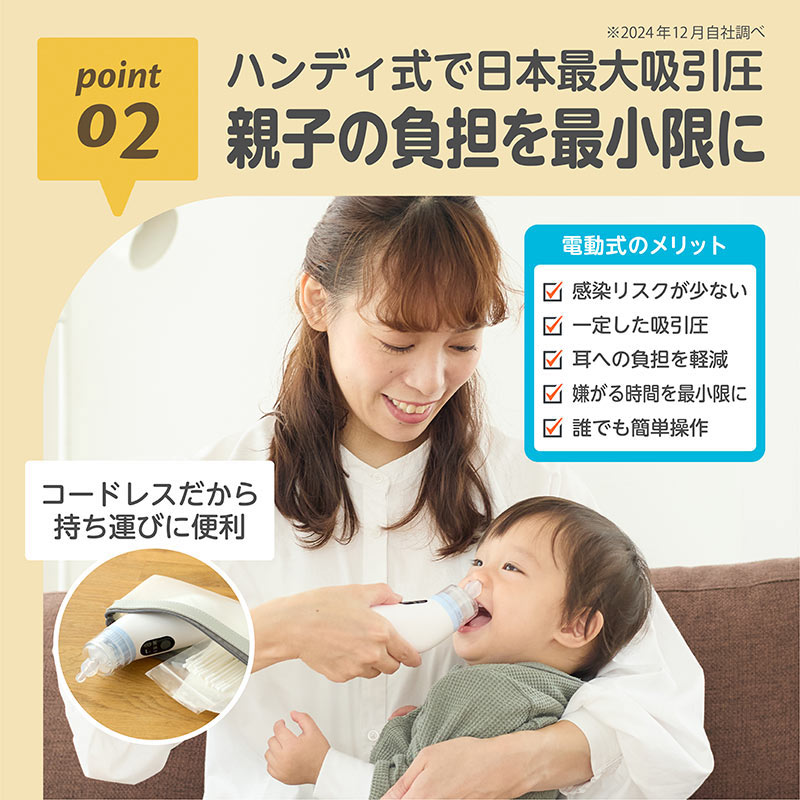 EDISONmama（エジソンママ） エジソン 電動鼻水吸引器 最上位モデル