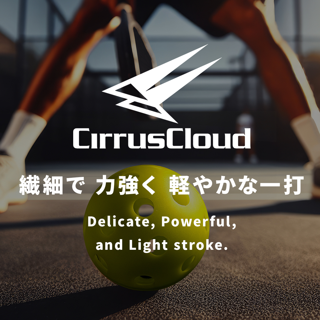 ピックルボール パドル 練習器具 ラケット 軽量 合同会社ピックルボールスクエア Cirrus Cloud CLOUD-E2 初心者 中級者 Pickleball 送料無料の画像