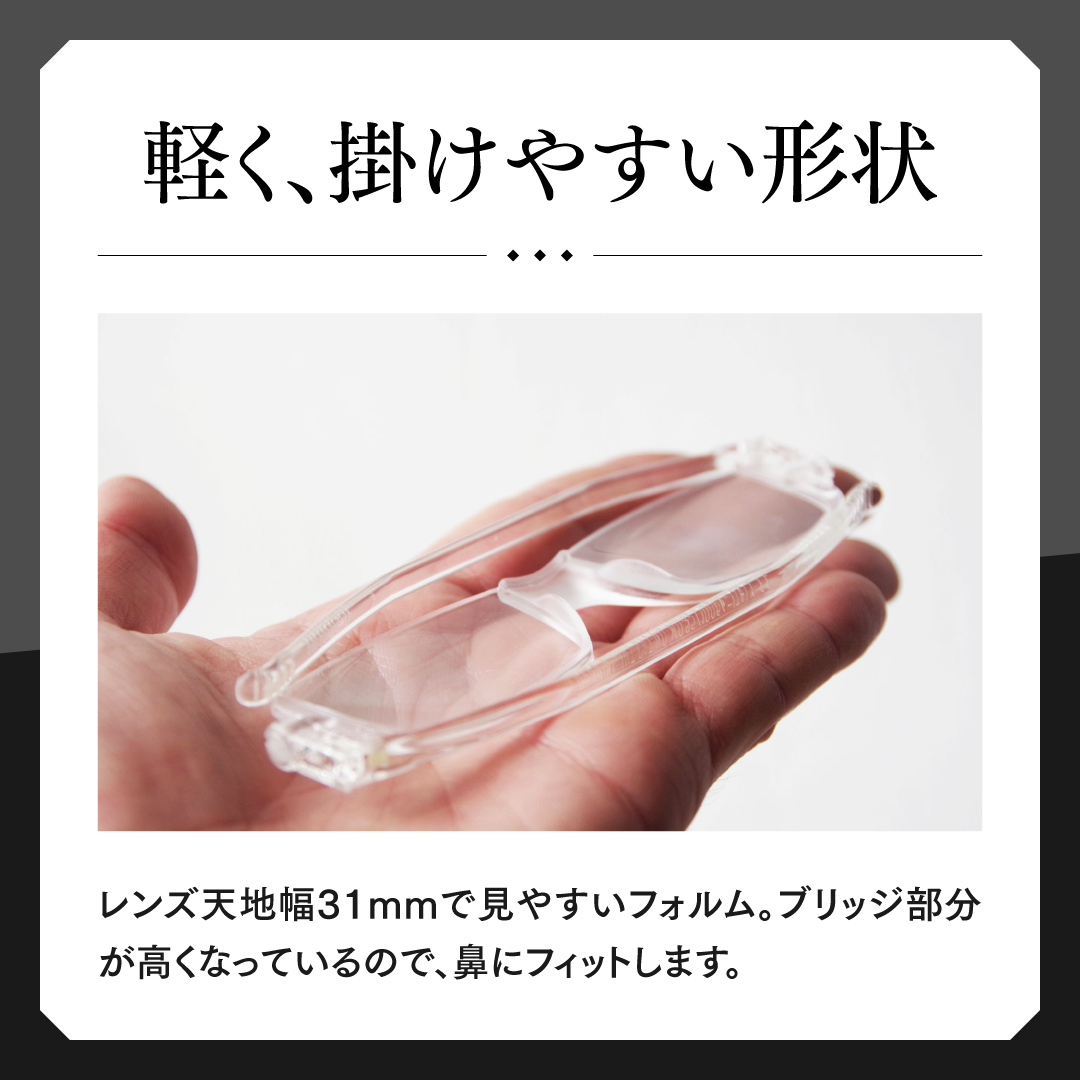 NANNINI（ナンニーニ） コンパクトグラス2 全12色 超薄型 老眼鏡