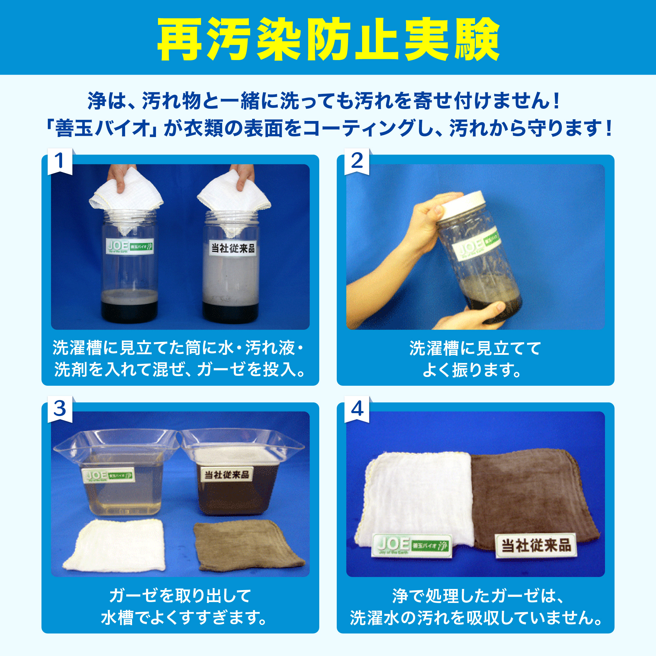 EcoPlatz（エコプラッツ） 善玉バイオ洗剤 浄 お得な12個セット joe