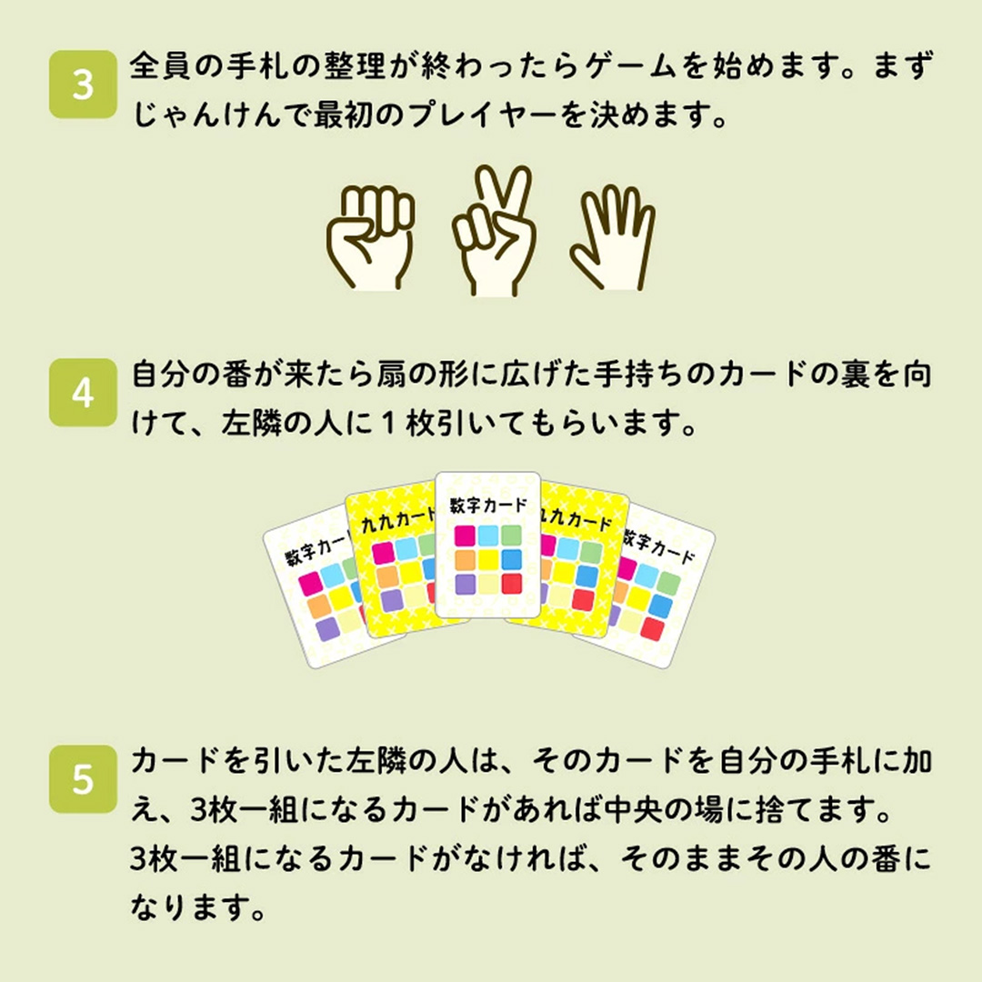 九九あそび JPjoy 知育玩具 九九 算数 数字 カードゲーム 子供 小学生