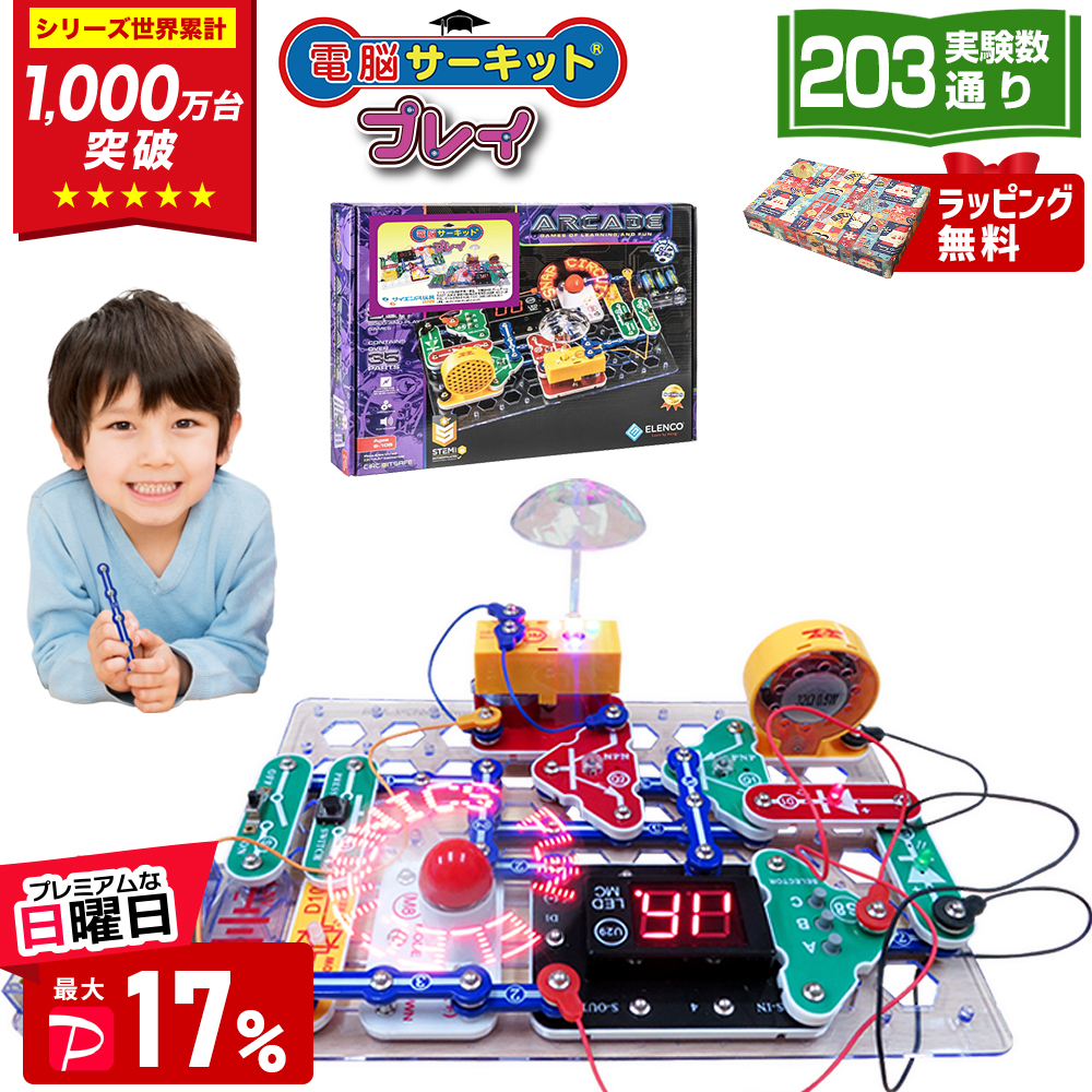 電脳サーキット プレイ ARCADE サイエンス玩具 プログラミング Amazon.co.jp: 電脳サーキット プレイ【正規品】日本語実験ガイド付き
