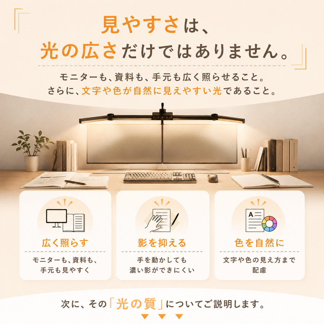 デスクライト led クランプ式 モニターライ...の詳細画像4