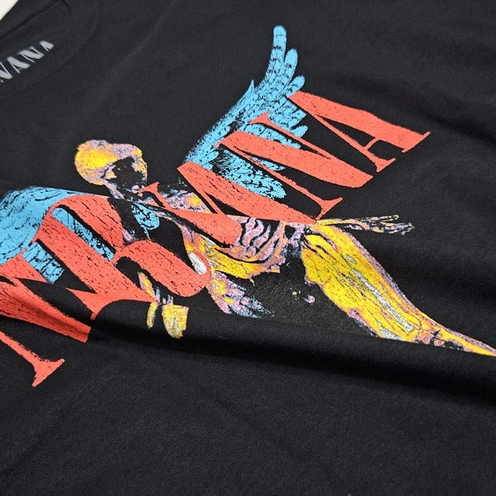 ROCK OFF ニルヴァーナ Tシャツ バンドTシャツ ロックT プリントT