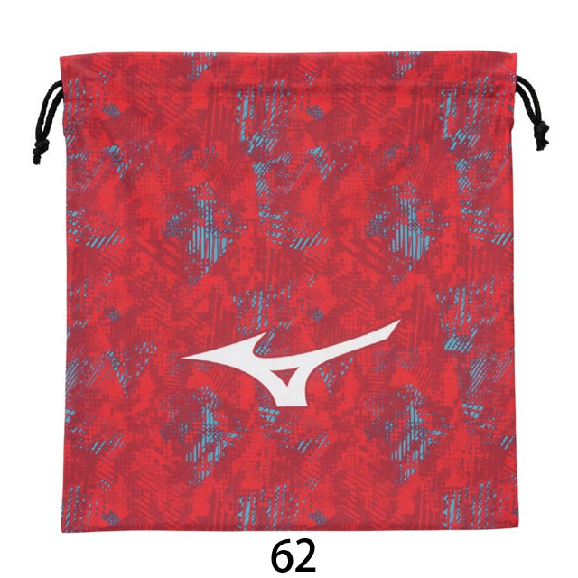 限定品MizunoPro レッド スパイク 収納袋付き MIZUNO（ミズノ） マルチ袋 マルチバッグ グラブ入れ スパイク入れ