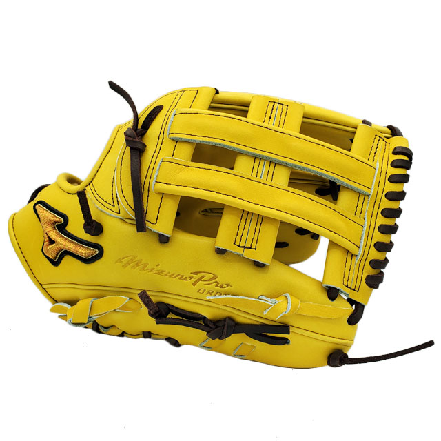 ミズノプロ硬式グローブ イエロー MIZUNO（ミズノ） 硬式グローブ ミズノプロ スポサクオリジナル