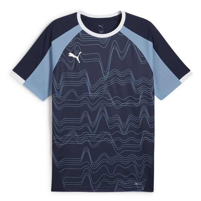 PUMA（プーマ） INDIVIDUALLIGA グラフィック SS シャツ ネイビー