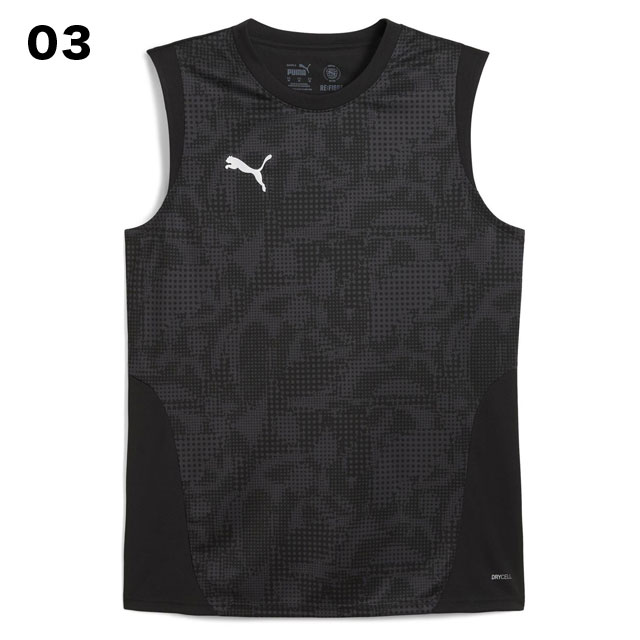PUMA（プーマ） サッカー フットサル TEAMCUP TR SLシャツ ノースリーブ タンクトップ トレーニングウェア 660212 ...