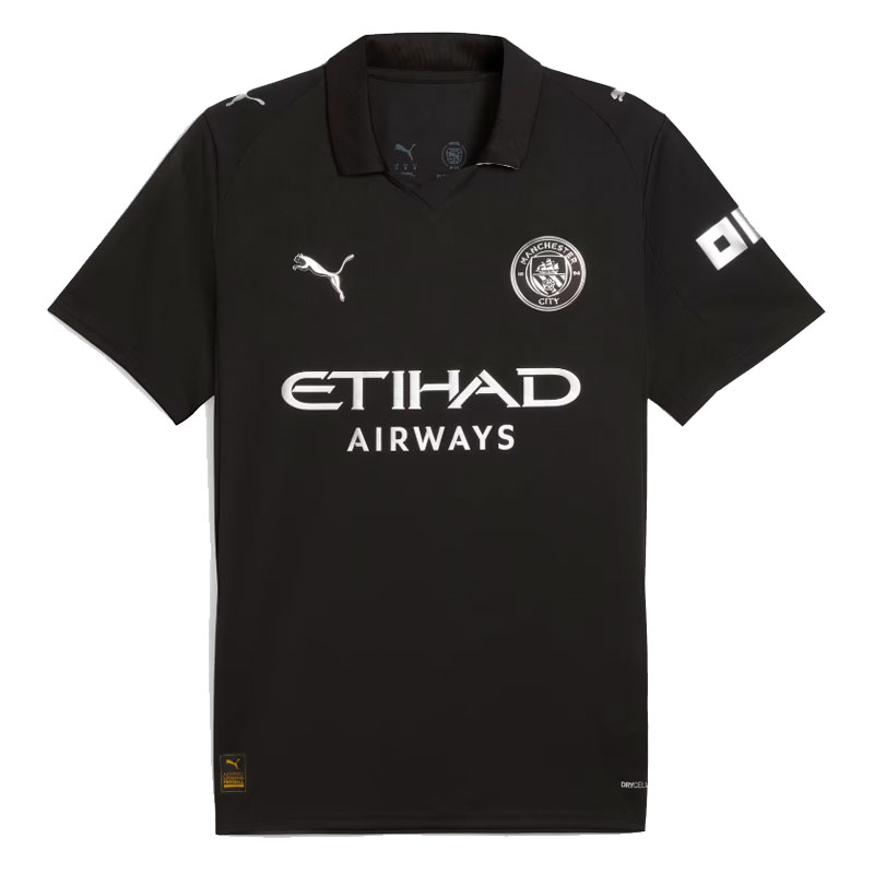 【新品】 マンチェスターシティ オフィシャル ユニフォーム ブラック L レトロ レトロコレクション | Official Man City Store