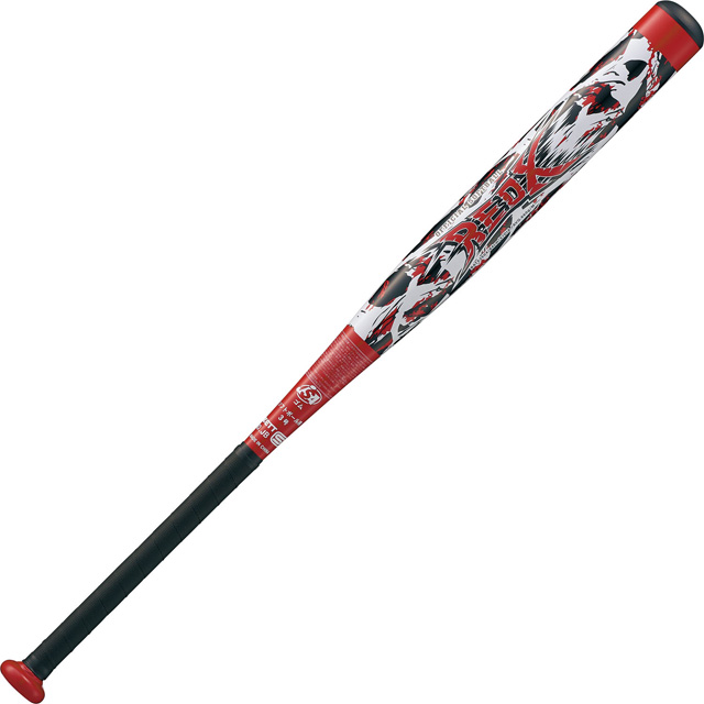 ソフトボールバット　３号 ゼット（ZETT） ソフト 3号 金属製バット RED-X ソフトボールバット