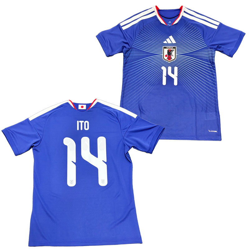 サッカー日本代表 伊東純也 14番 ユニフォーム2026 adidas（アディダス） 2026 サッカー日本代表 ホーム レプリカ