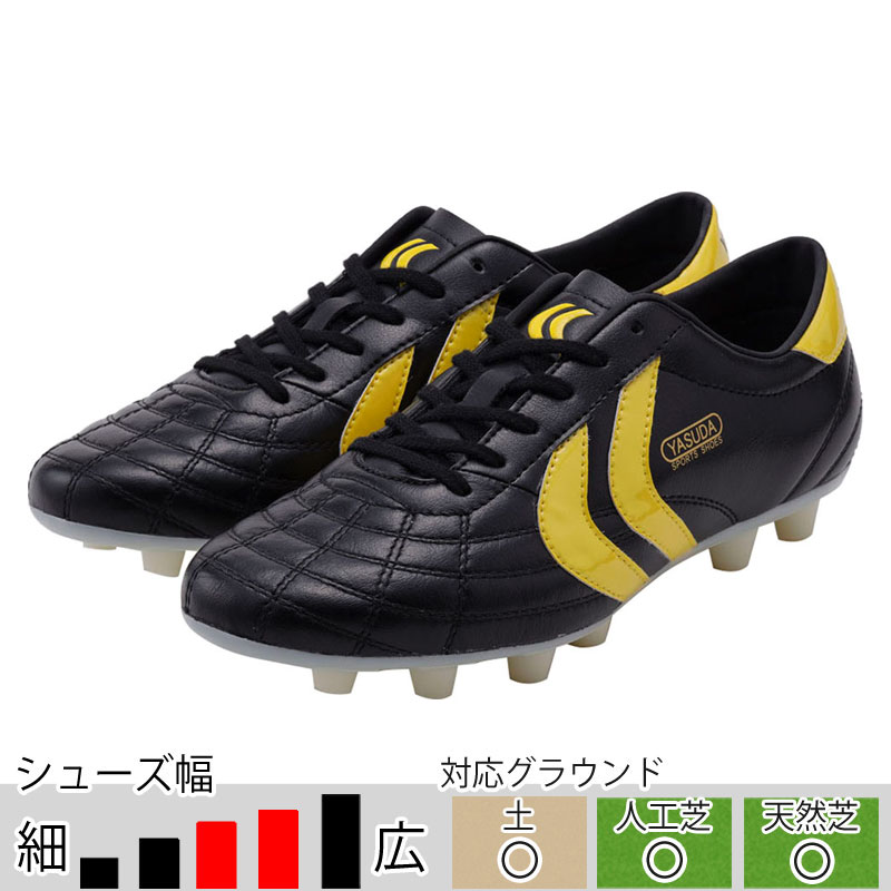 YASUDA/ヤスダ リガレスタ PRO-EX ブラック イエロー サッカースパイク