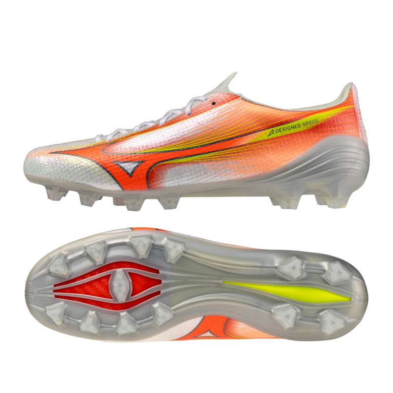 MIZUNO（ミズノ） ミズノアルファ 3 ELITE ホワイト オレンジ サッカー
