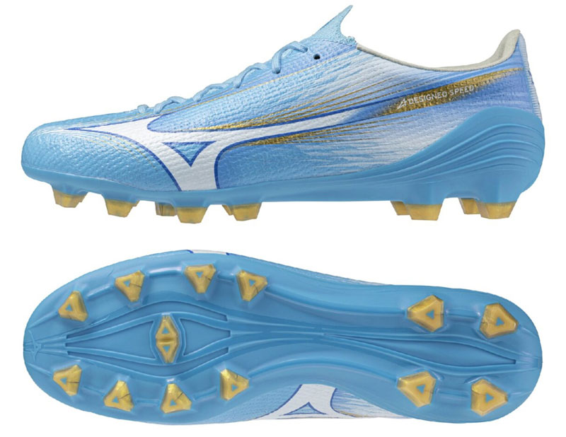 ミズノ ミズノアルファ 3 PRO ブルー サッカースパイク 土 人工芝 天然芝 mizuno2026Q1 P1GA266425_1