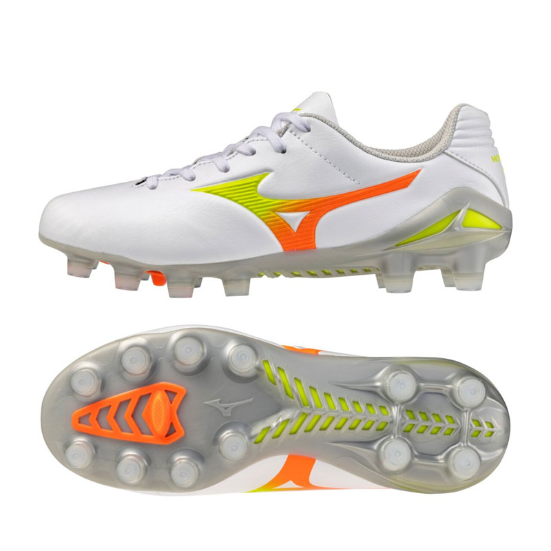 MIZUNO（ミズノ） ジュニア モナルシーダ 3 PRO Jr ホワイト イエロー