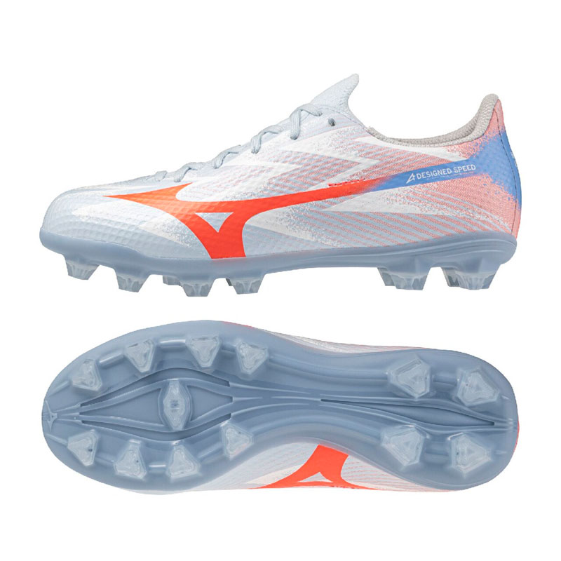 MIZUNO サッカースパイク シルバー ブルー MIZUNO サッカースパイク（色：ブルー系）｜スパイク、シューズ