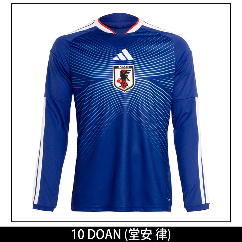 無くなり次第終了！ノベルティプレゼント！ アディダス 2026 サッカー日本代表 ホーム レプリカ ユニフォーム LS #10 堂安 律 WU905-NUMBER-10 | adidas | 01