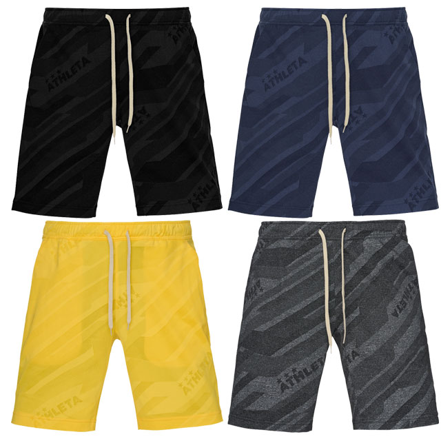 アスレタ サッカー フットサル ウェア ジュニア ジャガードスウェットハーフパンツ スウェット (ATHLETA2023SS) 03373J