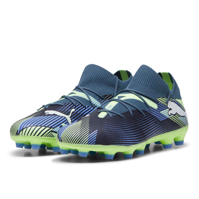 PUMA サッカーシューズ 28cm ネイビー/ライム PUMA サッカースパイク（色：ネイビー系）｜スパイク、シューズ