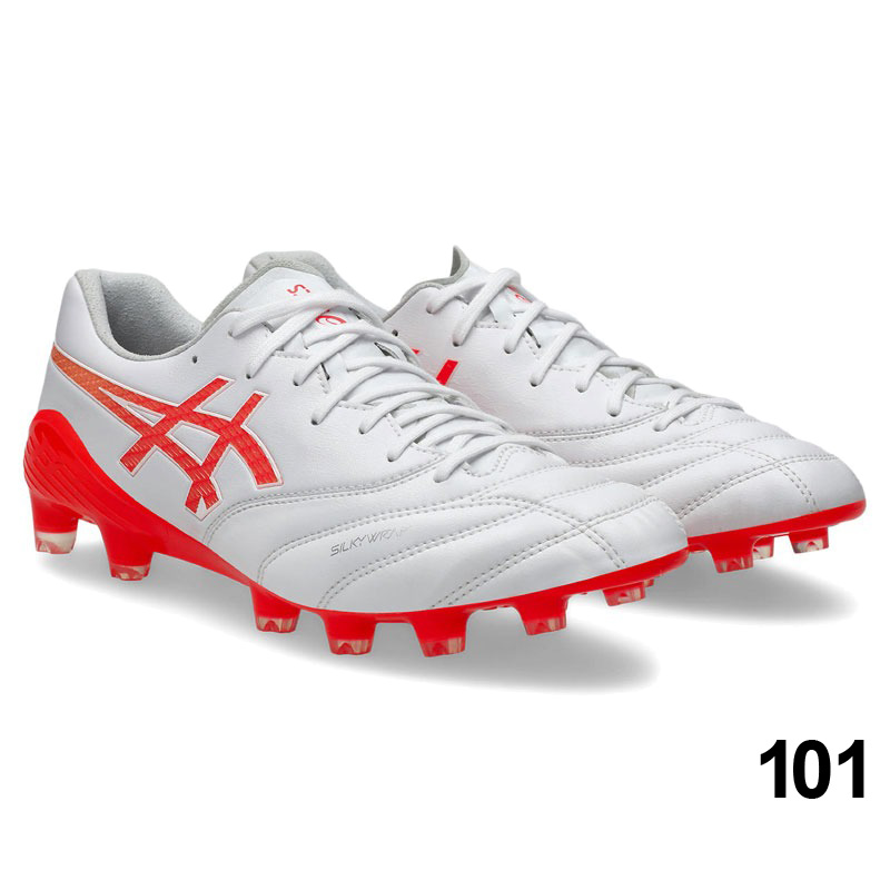 サッカーシューズ・スパイク ホワイト/レッド ASICS（アシックス） 30％OFF！ サッカースパイク DSライト X-FLY 6