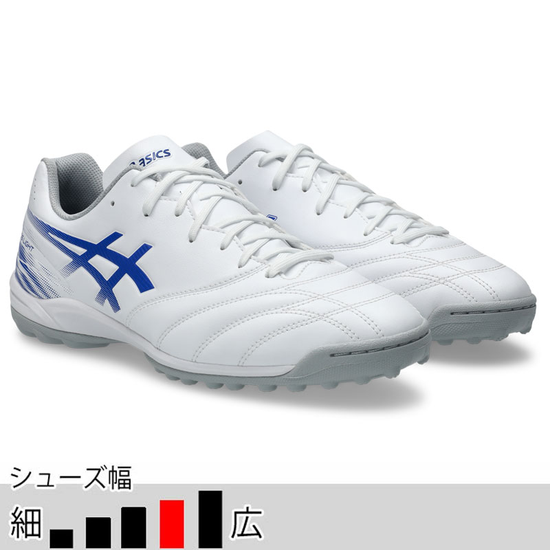 ASICS（アシックス） DSライト CLUB TF ホワイト ブルー ワイドモデル