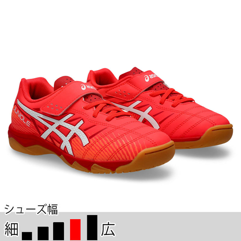 ASICS サッカートレーニングシューズ（色：レッド系）｜スパイク