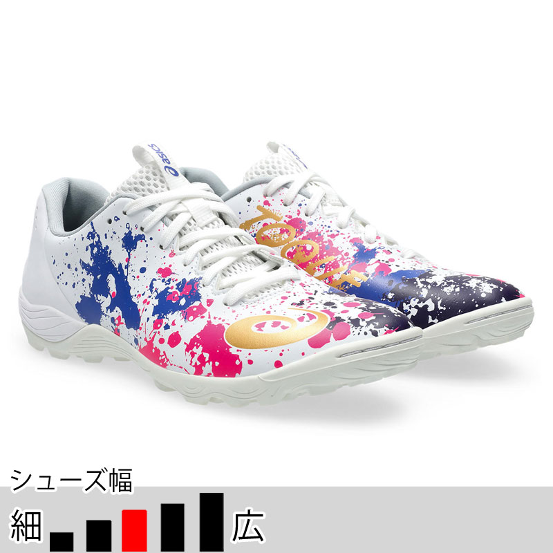 ASICS サッカートレーニングシューズ（色：マルチカラー）｜スパイク