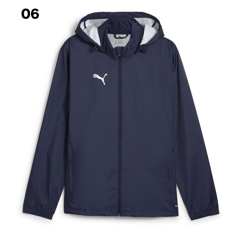 PUMA （プーマ） サッカー ウインドウェア TEAMADDITIONS TR オールウェザージャケット 【プーマネイビー】 659169 ウインドブレーカー ジャケット メンズ 男性用 ネイビー 紺 25Q1 {SK} PUMA（プーマ） サッカー フットサル TEAMADDITIONS TR オー