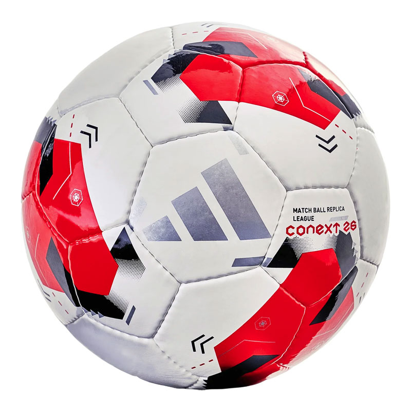 adidas サッカーボール（色：レッド系）｜サッカー、フットサル