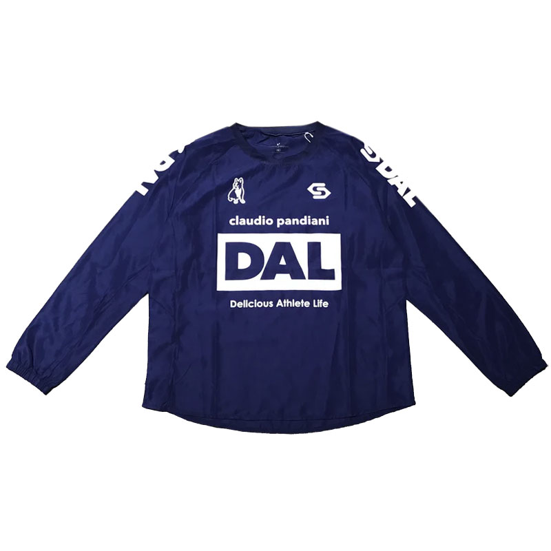 【美品】サッカージャンキー 中綿 昇華 ピステ ジャケット L 青 フルジップ SoccerJunky（サッカージャンキー） junky（ジャンキー）DAL ピステ