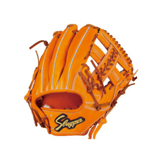 KUBOTA SLUGGER 久保田スラッガー  KSG-DS1DPオレンジ/タン 硬式グラブ 内野手用  (C-1041) 久保田スラッガー（KUBOTA SLUGGER） 硬式グラブ セカンド・サード