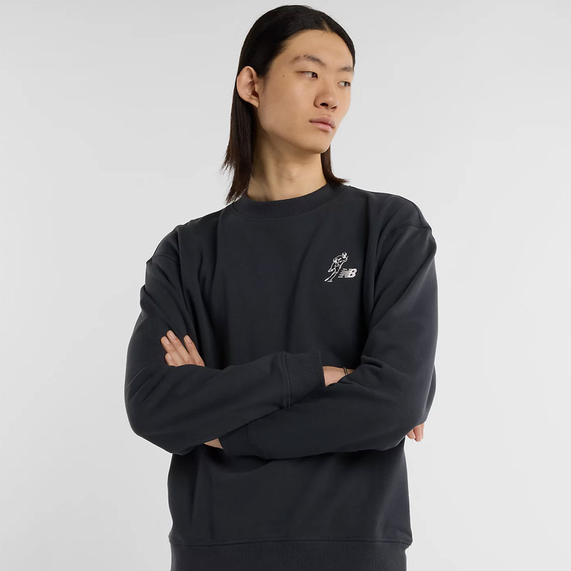 ニューバランス New Balance 大谷翔平 シグネチャー フリース クルーネック 長袖 ウェア 一般 大人 MT51735-PHM ニューバランス New Balance 大谷翔平 シグネチャー フリース クルー